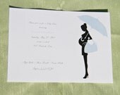 Modern Baby Shower Invitations Baby Boy Party Invitation Blue set of 10 by Bellezaeluce Il_170x135