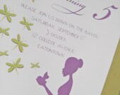 Princess Frog Birthday Party Invitations: Elegant Bayou Frog Princess Layered Invitations Set of 10 by Belleza e Luce Il_170x135
