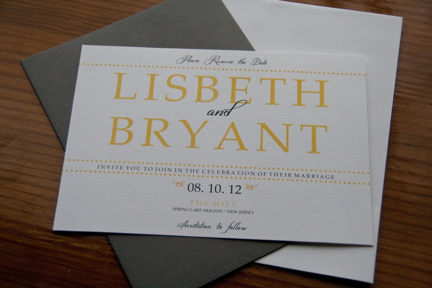 Modern Wedding Save the Date set of 50 by Belleza e Luce Il_170x135