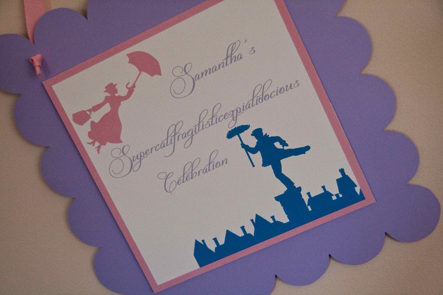 Mary Poppins Jolly Holiday Door Sign Welcome Sign: Jolly Holiday Birthday Party Door Sign by Belleza e Luce Il_570xn