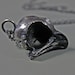 the underworld. part ii. sterling baby owl skull necklace.