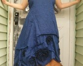 Swirly Slant Dress