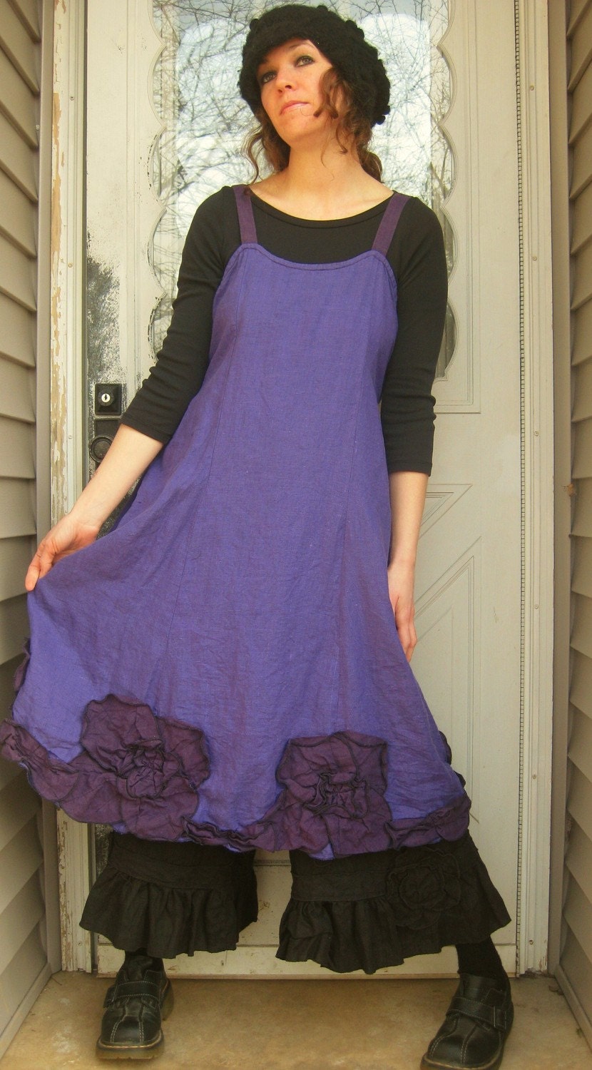 Flared Flower Petal Dress