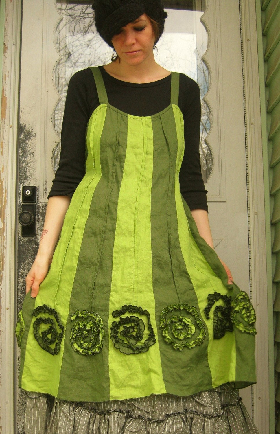 Swirly Bottom Dress