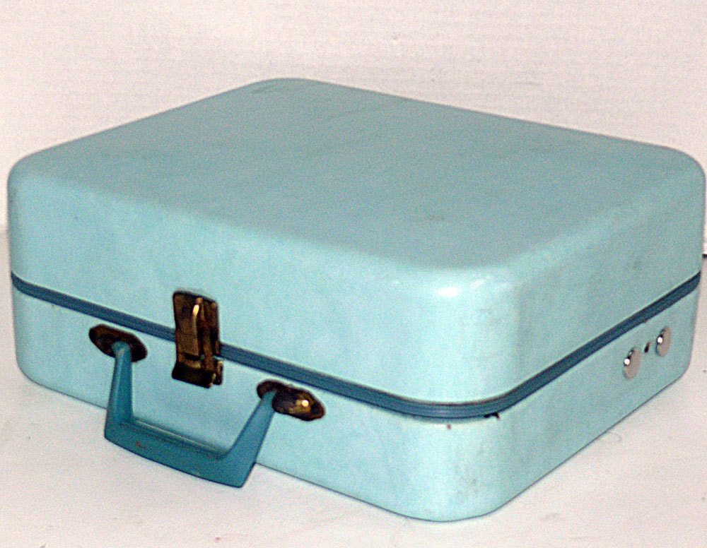 1950s RCA Portable Record Player with Warranty