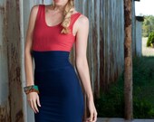 Pretty Birdie's Bamboo and Organic Cotton Double Layer High Waist  Pencil