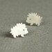 Little Sweet Hedgehog Earrings in Sterling Silver