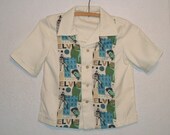 Retro 1950s style Elvis Presley Boys Shirt, 8