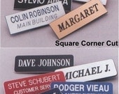 Laser Engraved Plastic Nametags