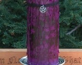 Witches Magick Invoking Power Pillar Candle 2.5x6 . Success, Empowerment, Psychic and Spiritual Workings, Cone of Power