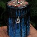 Night Magick . Herbal Alchemy Candle 2x3 . Amber, Lavender, Vanilla, Sandalwood . Night Divine Lunar Magick, Witching Hour, Peace, Balance