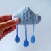 Rain drops cloud toy