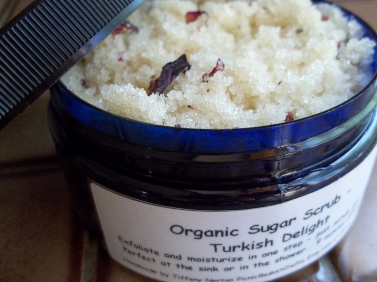 Rose sugar scrub - True Rose Absolute, No Artificial Fragrances