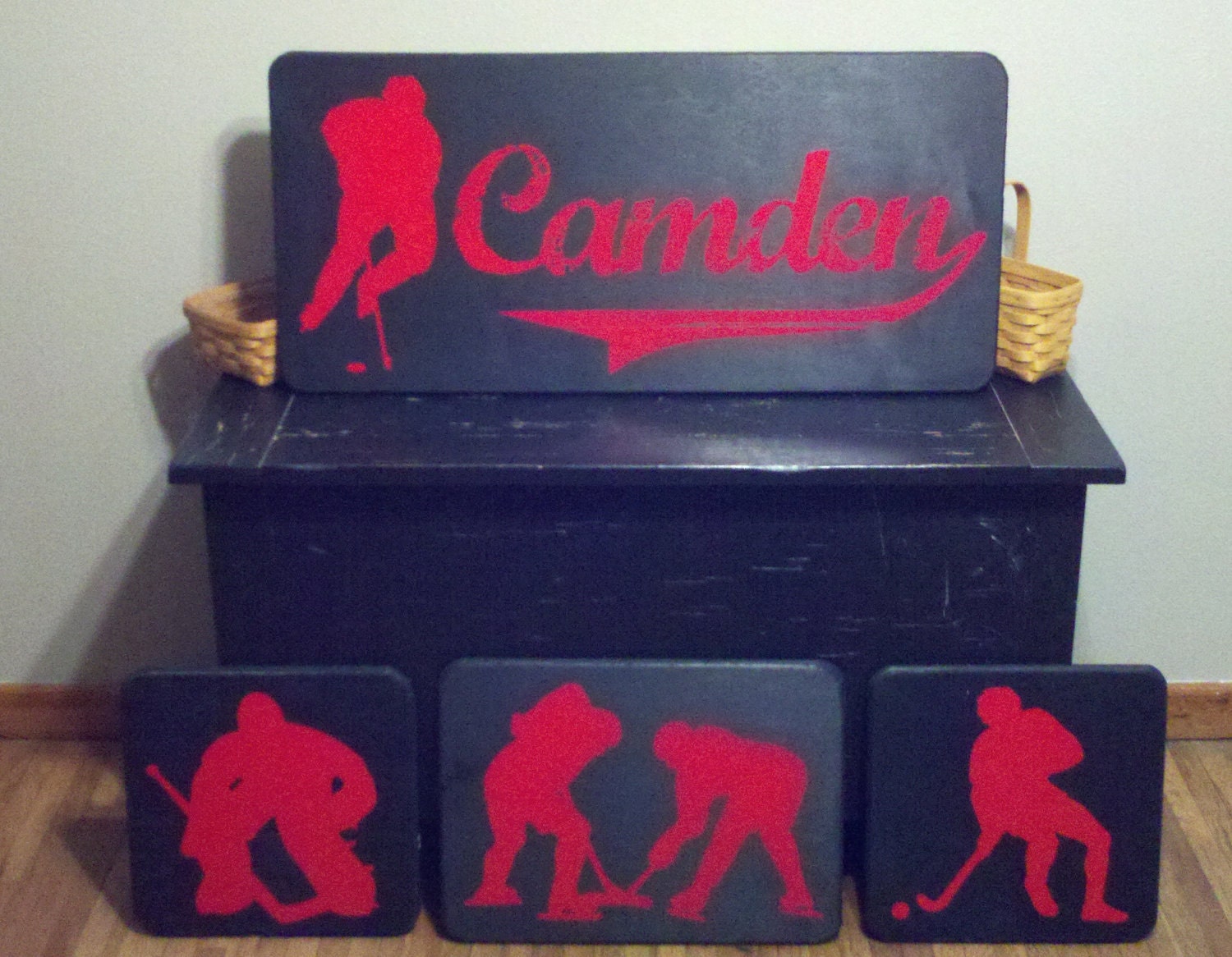 Personalized Baseball Player  - Vinyl Decal