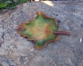 Autumn Sycamore Leaf Hair Cup