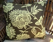 Outdoor Indoor Pillow Cover - Brown 20 x 20 inches