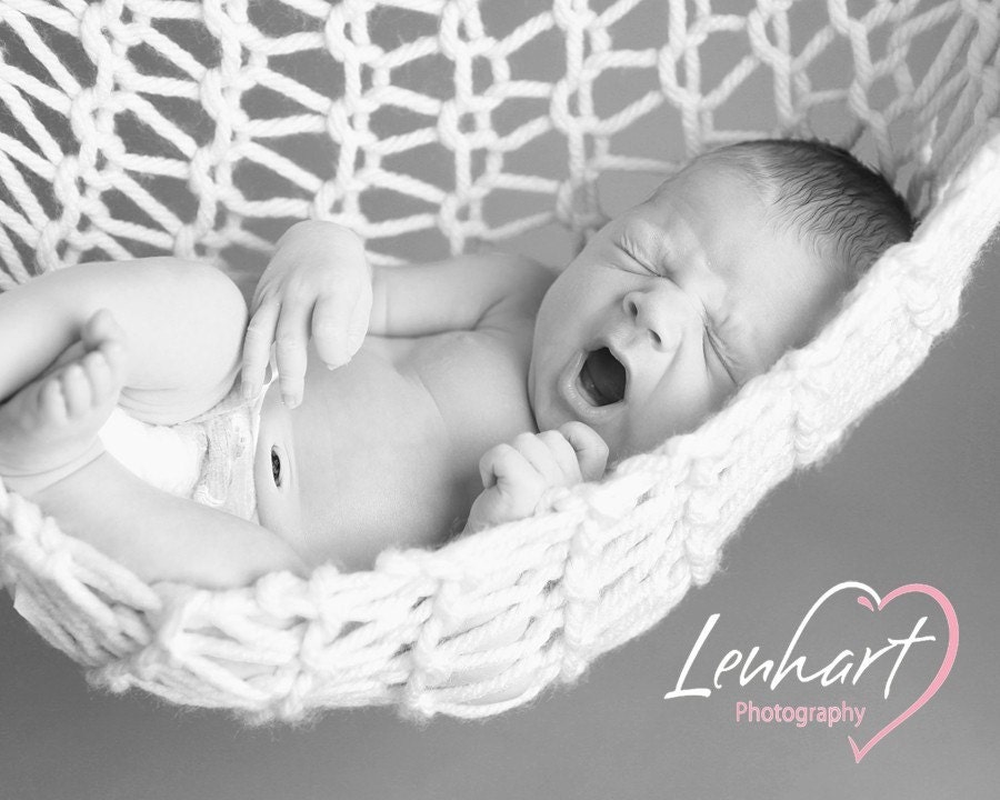 Baby Hammock Photography Prop Sling Cocoon Hanging Pod Wrap In Unisex Neutral Cream
