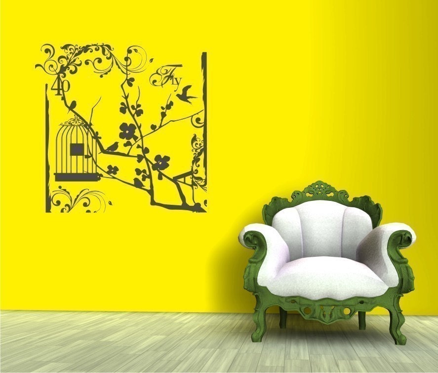 Wall Decals Fly - Vinyl Text Wall Words Stickers Art Graphics