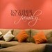 Wall Decal Quote Together We Make A Family - Vinyl Wall Stickers Art Words