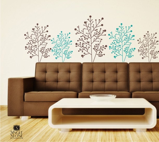 Stick Branches Wall Decals - Vinyl Wall Stickers Art Graphics