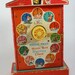 Vintage Fischer Price Music Teaching Clock Toy