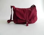 5th Anniversary 15% SALE - Kylie in rose red //Messenger / Diaper bag / Shoulder bag / Tote / Purse / Handbag / Hip bag / Women / For her