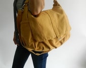5th Anniversary 15% SALE - Daniel in mustard  // Shoulder bag / Messenger / tote / Diaper bag / Handbag / For Her / new Mom / Women