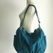 SALE - 10% OFF - Anna in Teal // messenger / shoulder bag / diaper bag / School bag / Purse / tote / women / For her