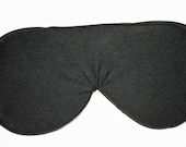 Certified Organic Cotton  Sleep Mask- In Pure Black