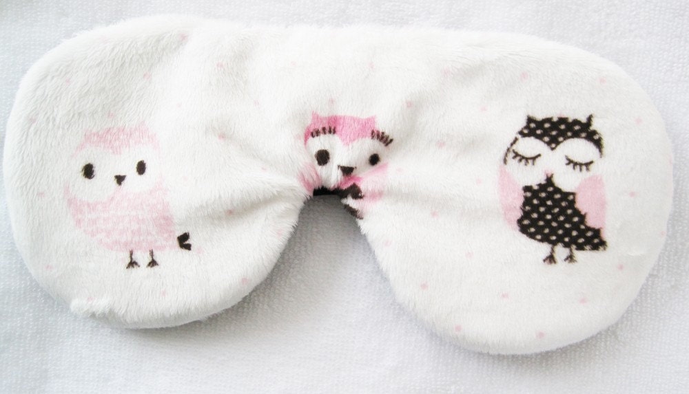 Organic Cotton and Minky Sleep Eye Mask