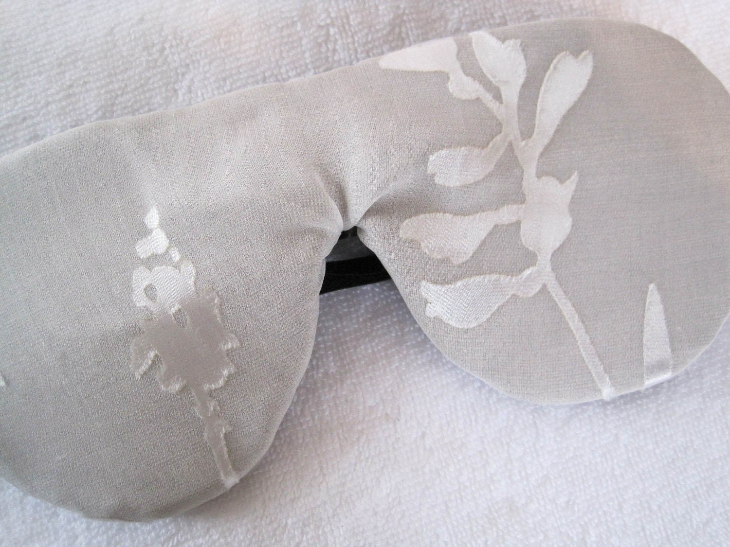 Natural Linen and Silk Luxury Sleep Mask Eye Mask