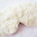 Luxury Silk and Minky Sleeping Mask in Banana Cream Pie Fully Adjustable
