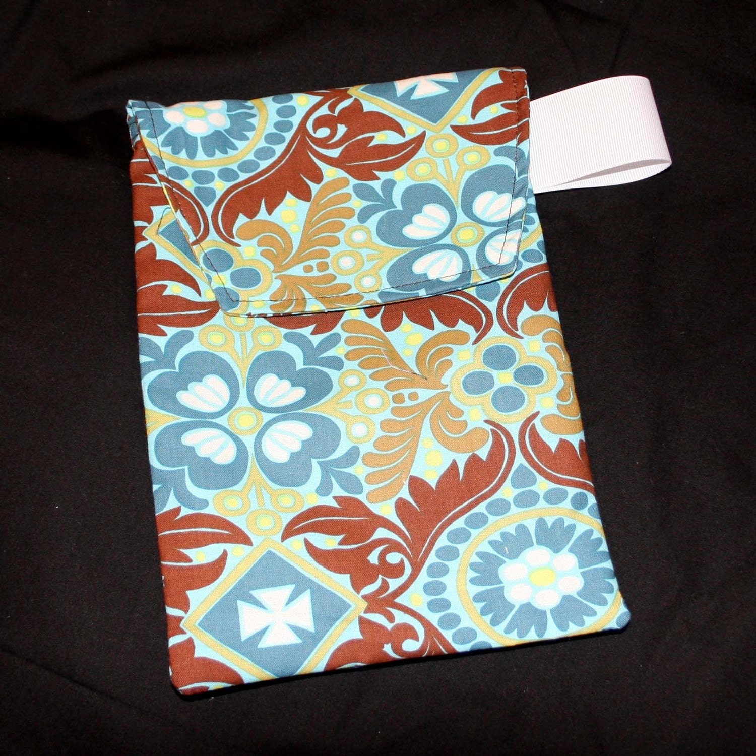 READY 2 SHIP-Brown Kashmir Diaper Clutch with Pocket