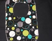 Toddler Bib - Lagoon Hoopla Dot Toddler Bib