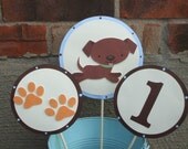 Puppy themed Centerpieces ( 1 set of 3) Il_170x135