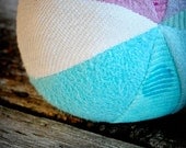 Eco Organic Baby Large Pastel Montessori Fabric Toddler Play Ball