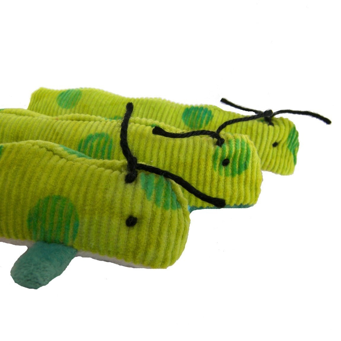 Organic Baby Inchworm Infant Rattle Color Teether