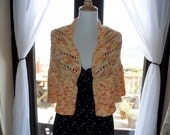 Handknitted Shawlette in Spring Colours
