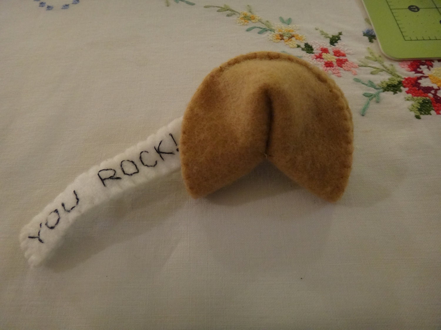 Adorable Felt Fortune Cookies