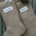 Personalized Burlap Stocking