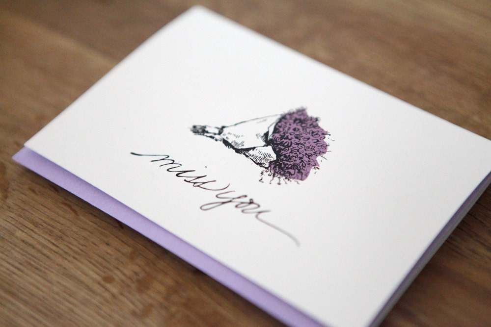 Miss You Card