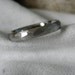 Titanium Ground Profile Ring or Wedding Band