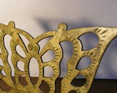 Vintage Brass Butterfly Trivet