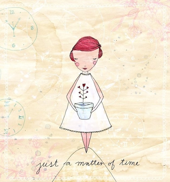 Time - Archival quality art print 7x7