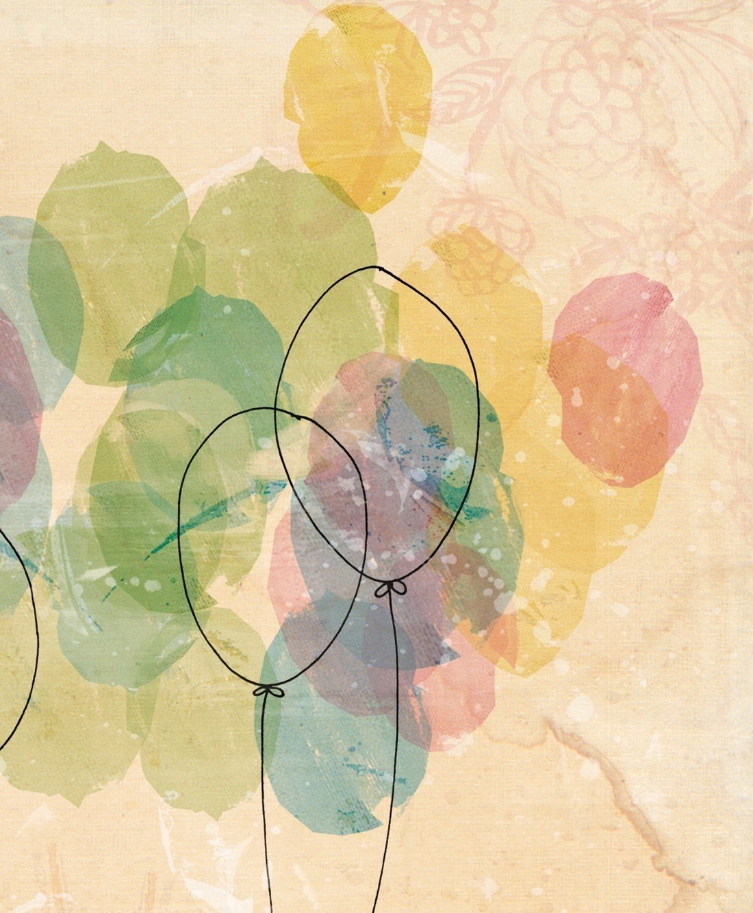 free love - archival quality art print 7x 9