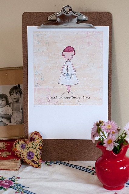 Time - Archival quality art print 7x7