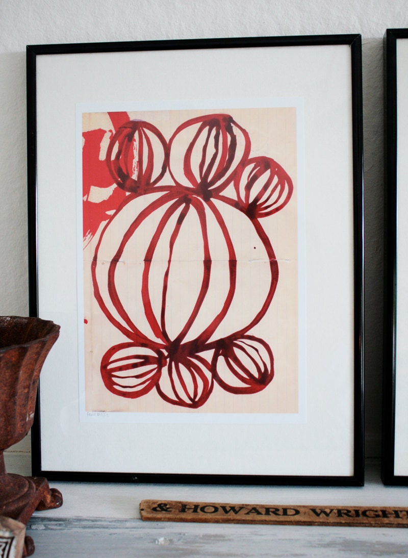 geometric love no.1 art print