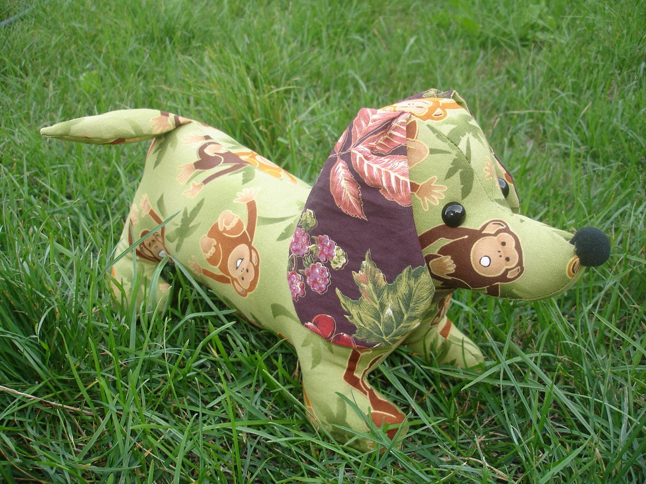 Dachshund Stuffed weiner puppy dog SEWING PATTERN PDF