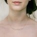 Freshwater Pearl and Crystal Delicate Bridal Necklace by Virginiageigerjewels
