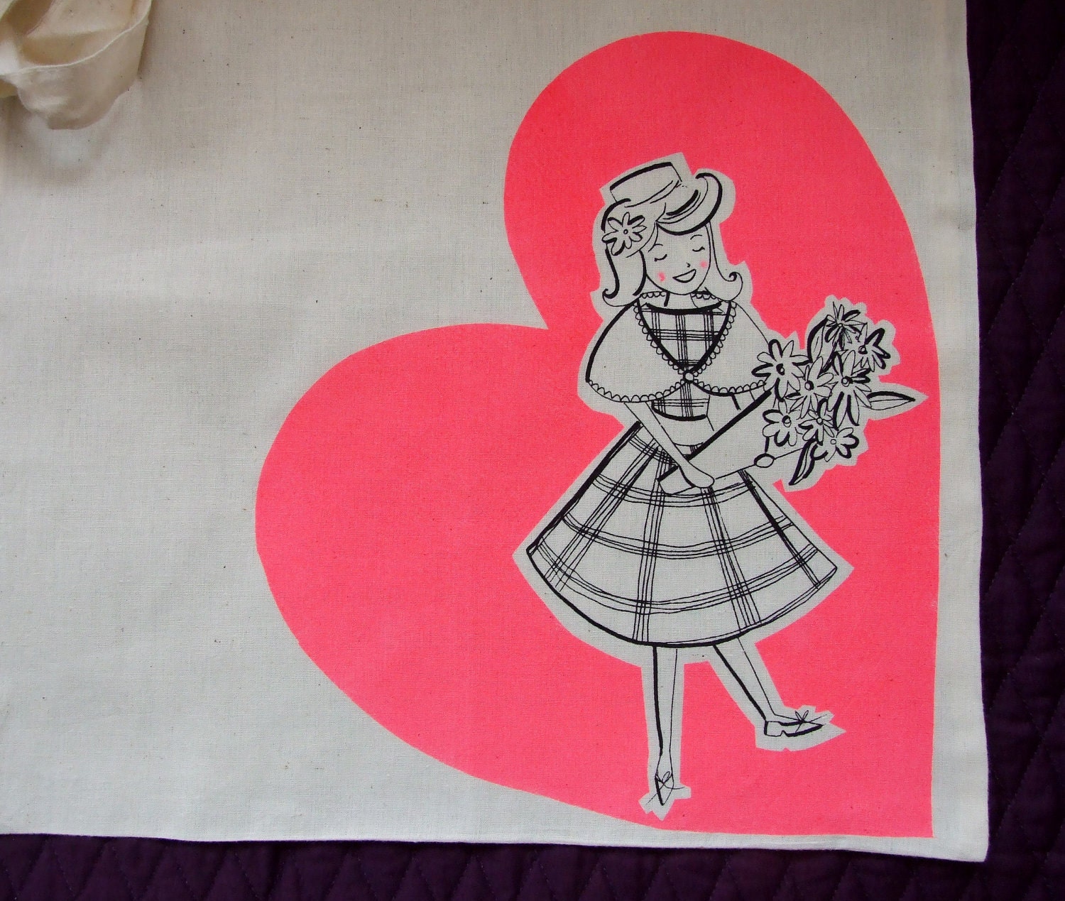 Little Lady Cotton Tote Bag